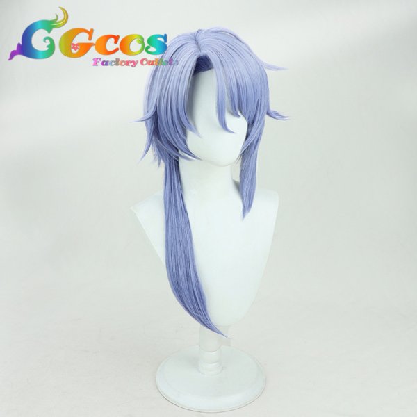 画像2: 原神 げんしん ウィッグ 神里綾人 コスプレ衣装 (2)