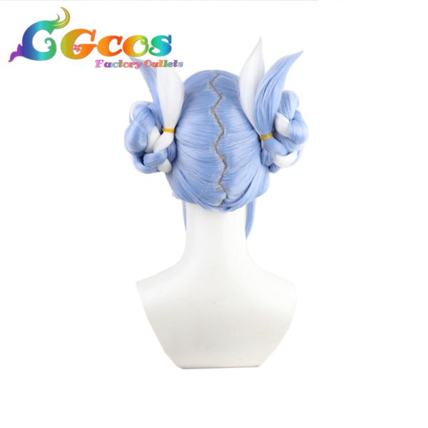 画像2: バーチャルYouTuber VTuber ウィッグ 兎田ぺこら 2020正月 コスプレ衣装 (2)