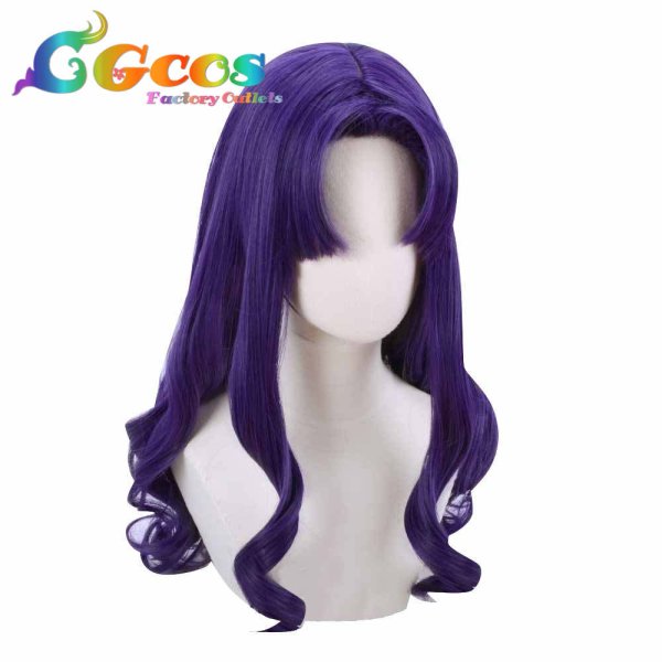 画像2: 新世紀エヴァンゲリオン ウィッグ 葛城ミサト コスプレ衣装 (2)