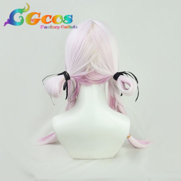 画像3: バーチャルYouTuber VTuber ウィッグ ちゅこらら 眞白かのん 新衣装 コスプレ衣装 (3)