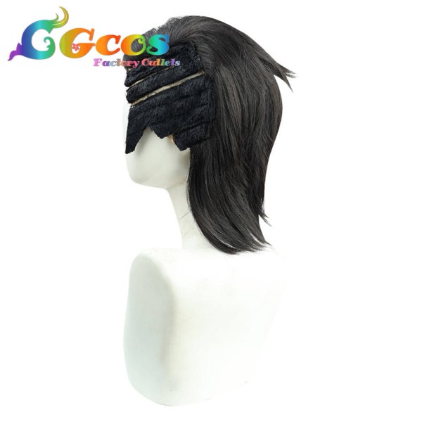 画像4: 東京卍リベンジャーズ ウィッグ 九井一 コスプレ衣装 (4)