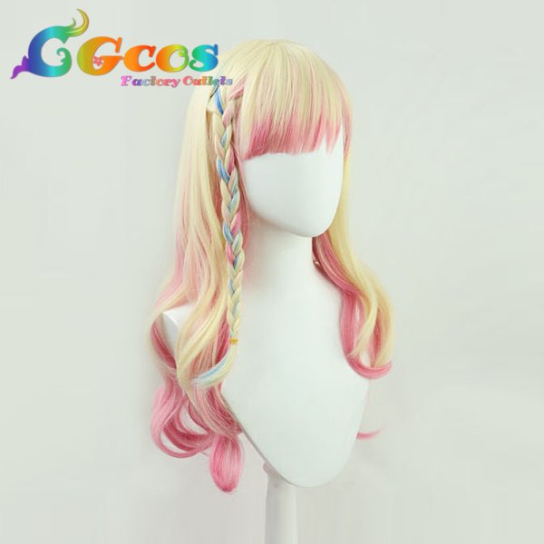 画像2: バーチャルYouTuber VTuber ウィッグ 桃鈴ねね 新衣装 コスプレ衣装 (2)