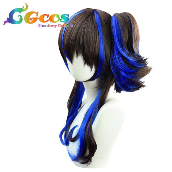 画像3: ウマ娘プリティーダービー ウィッグ ダイタクヘリオス コスプレ衣装 (3)