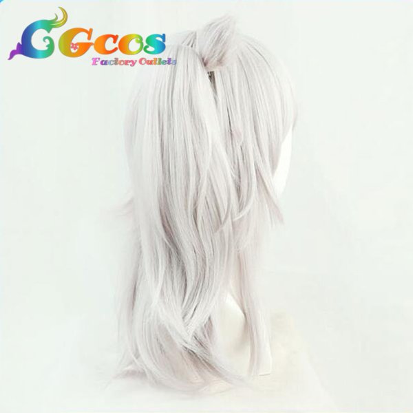 画像2: バーチャルYouTuber VTuber ウィッグ 獅白ぼたん 初期 コスプレ衣装 (2)