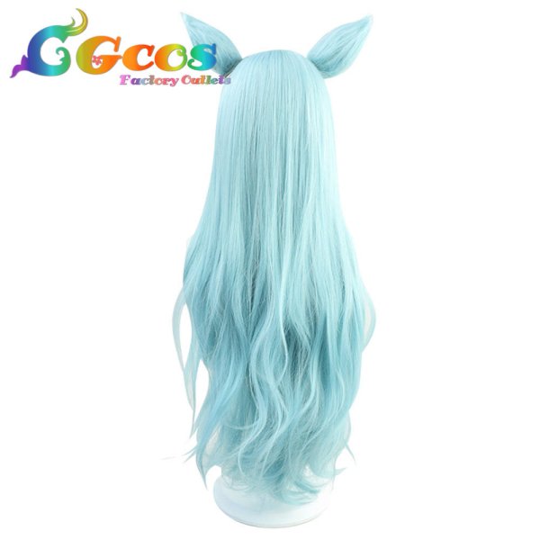 画像4: ウマ娘プリティーダービー ウィッグ メジロアルダン コスプレ衣装 (4)