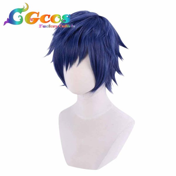 画像3: あんさんぶるスターズ! ウィッグ 漣ジュン コスプレ衣装 (3)