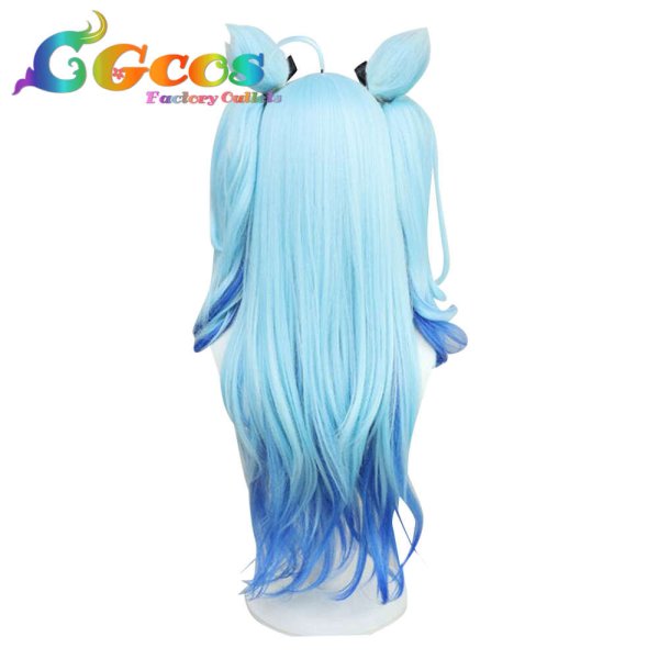 画像2: バーチャルYouTuber VTuber ウィッグ 雪花ラミィ 新衣装 コスプレ衣装 (2)