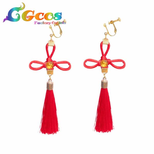 画像2: 原神 げんしん ウィッグ 申鶴 しんかく コスプレ衣装 (2)