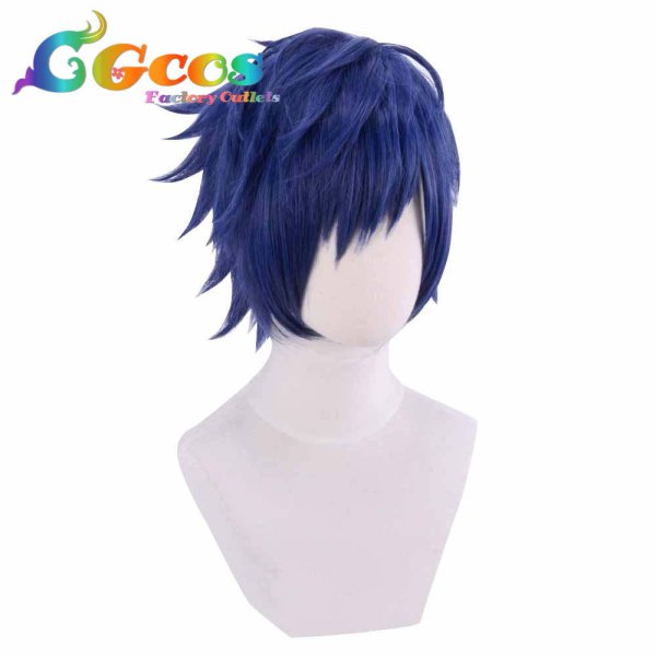 画像2: あんさんぶるスターズ! ウィッグ 漣ジュン コスプレ衣装 (2)