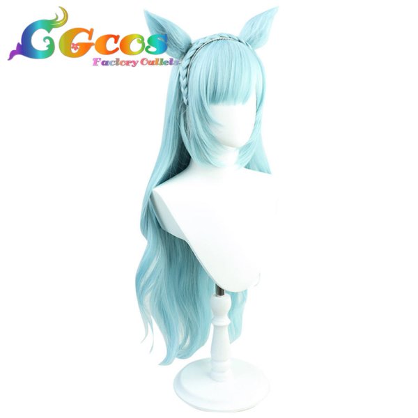 画像3: ウマ娘プリティーダービー ウィッグ メジロアルダン コスプレ衣装 (3)