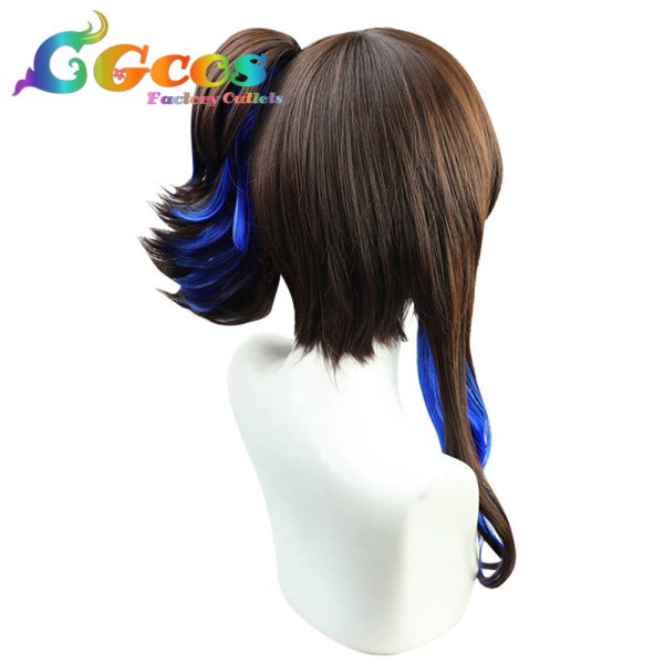 画像4: ウマ娘プリティーダービー ウィッグ ダイタクヘリオス コスプレ衣装 (4)