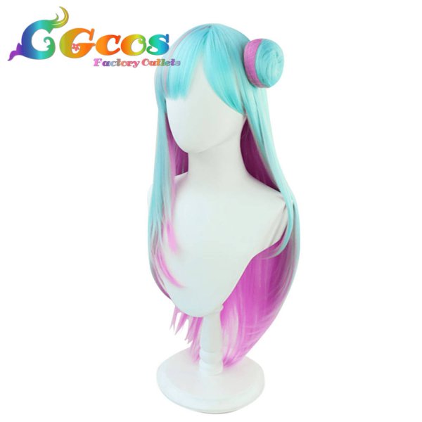 画像2: バーチャルYouTuber VTuber ウィッグ 潤羽るしあ 正月衣装  コスプレ衣装 (2)