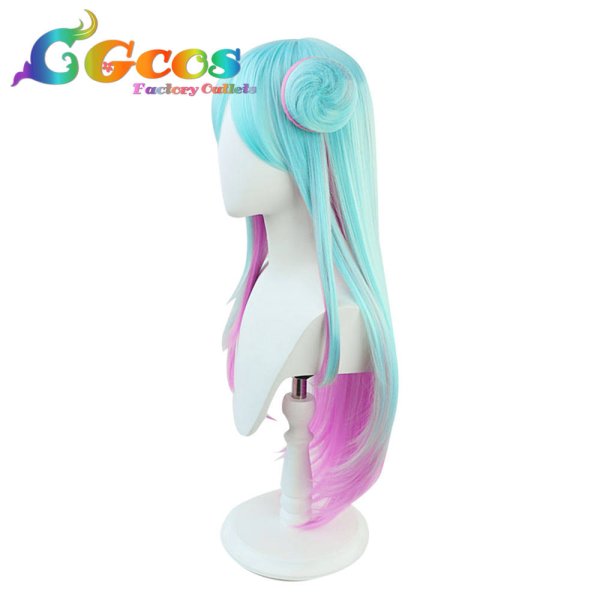 画像3: バーチャルYouTuber VTuber ウィッグ 潤羽るしあ 正月衣装  コスプレ衣装 (3)