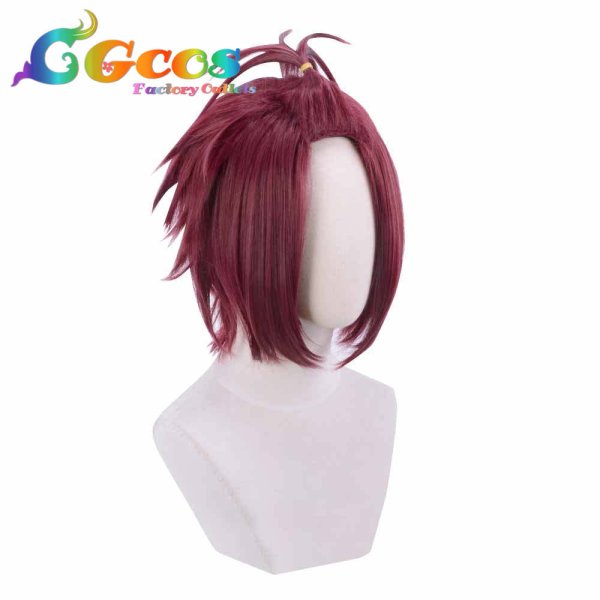 画像2: あんさんぶるスターズ! ウィッグ 衣更真緒 コスプレ衣装 (2)