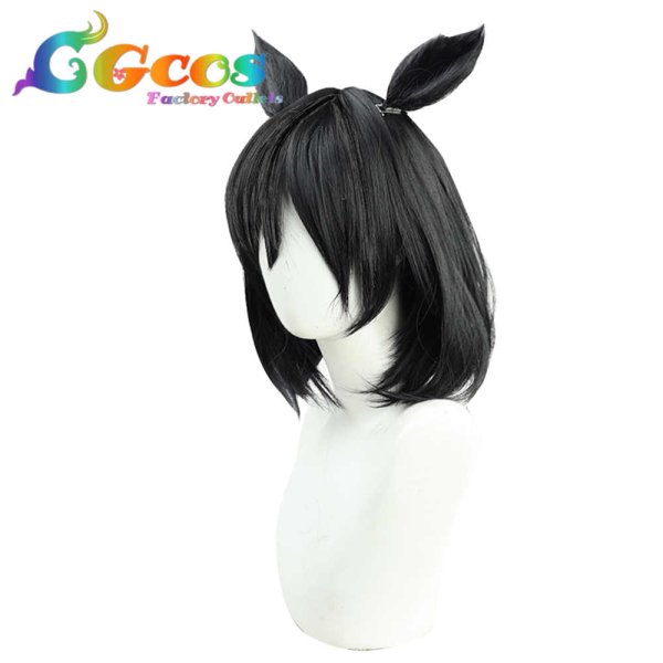 画像3: ウマ娘プリティーダービー　ウィッグ　エイシンフラッシュ　コスプレ衣装 (3)