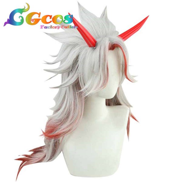 画像2: 原神 げんしん ウィッグ 荒瀧一斗 あらたきいっと コスプレ衣装 (2)