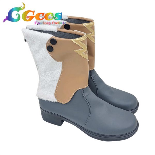 画像2: バーチャルYouTuber VTuber コスプレ靴 アンジュ・カトリーナ コスプレブーツ コスプレ衣装 (2)