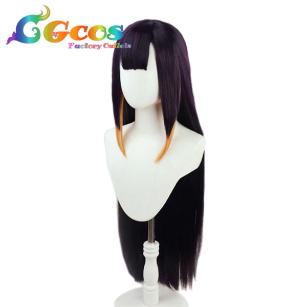 画像2: バーチャルYouTuber VTuber ウィッグ 一 伊那尓栖 にのまえ・いなにす コスプレ衣装 (2)