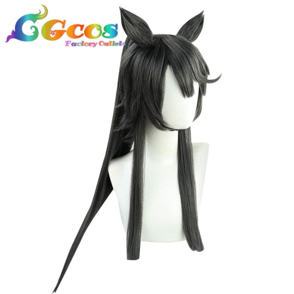 画像3: ウマ娘プリティーダービー ウィッグ ナリタブライアン コスプレ衣装 (3)