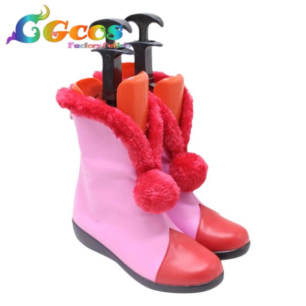 画像2: ブルーアーカイブ コスプレ靴 才羽モモイ コスプレブーツ コスプレ衣装 (2)