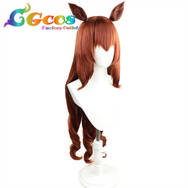 画像3: ウマ娘プリティーダービー ウィッグ マルゼンスキー コスプレ衣装 (3)