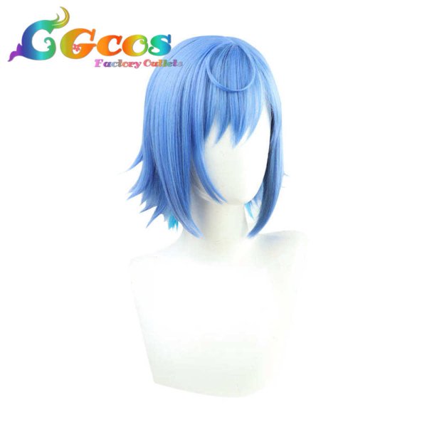 画像2: バーチャルYouTuber VTuber ウィッグ 西園チグサ コスプレ衣装 (2)