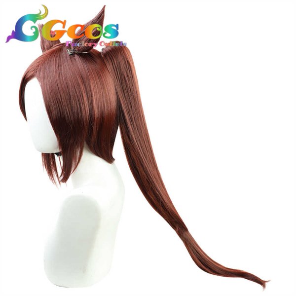 画像4: ウマ娘プリティーダービー ウィッグ サクラバクシンオー コスプレ衣装 (4)