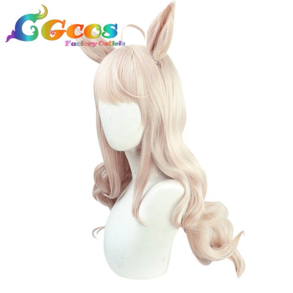 画像3: ウマ娘プリティーダービー ウィッグ ビワハヤヒデ コスプレ衣装 (3)