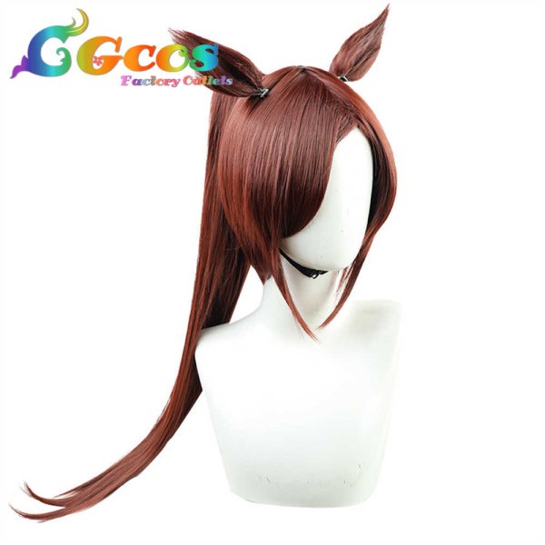 画像3: ウマ娘プリティーダービー ウィッグ サクラバクシンオー コスプレ衣装 (3)