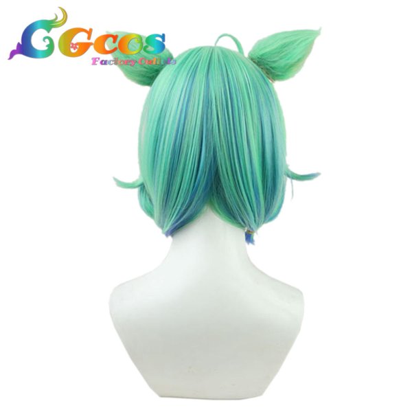 画像4: バーチャルYouTuber VTuber ウィッグ 潤羽るしあ 新髪型 コスプレ衣装 (4)