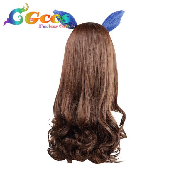 画像4: ウマ娘プリティーダービー ウィッグ キングヘイロー コスプレ衣装 (4)