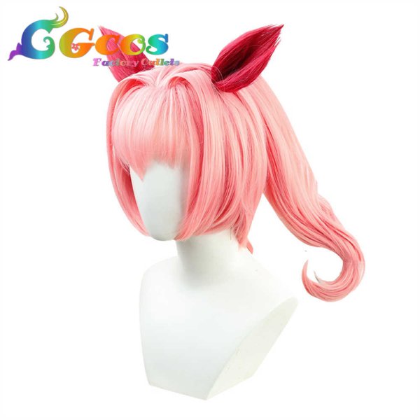 画像3: ウマ娘プリティーダービー ウィッグ ハルウララ コスプレ衣装 (3)