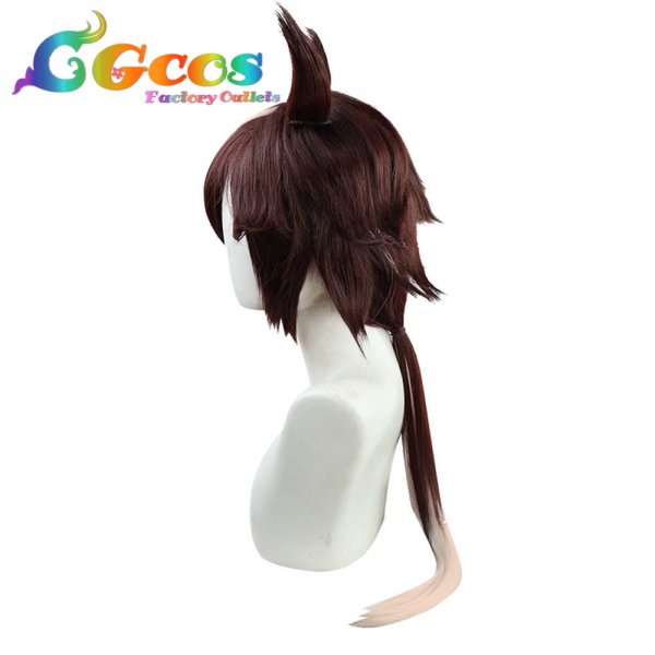 画像3: ウマ娘プリティーダービー ウィッグ ウオッカ コスプレ衣装 (3)