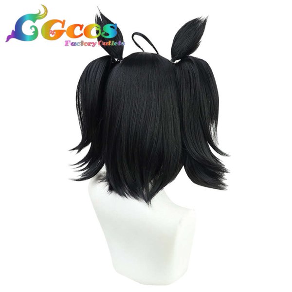 画像3: ウマ娘プリティーダービー ウィッグ キタサンブラック コスプレ衣装 (3)