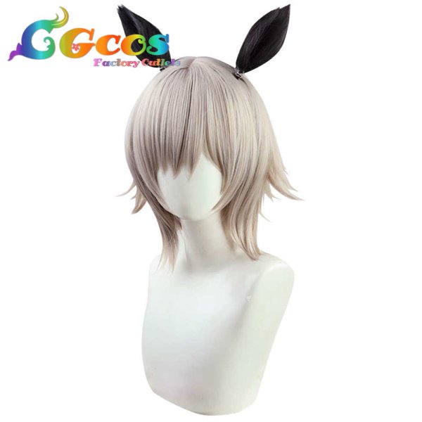 画像2: ウマ娘プリティーダービー ウィッグ カレンチャン コスプレ衣装 (2)