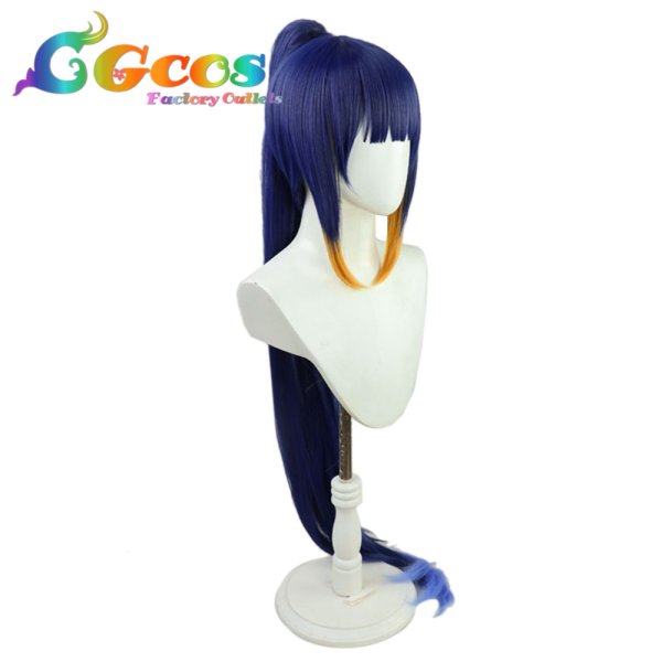 画像3: バーチャルYouTuber VTuber ウィッグ 一 伊那尓栖 にのまえ・いなにす コスプレ衣装 (3)