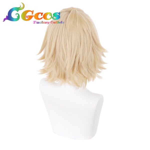 画像5: 東京卍リベンジャーズ　ウィッグ　佐野万次郎　マイキー　コスプレ衣装 (5)