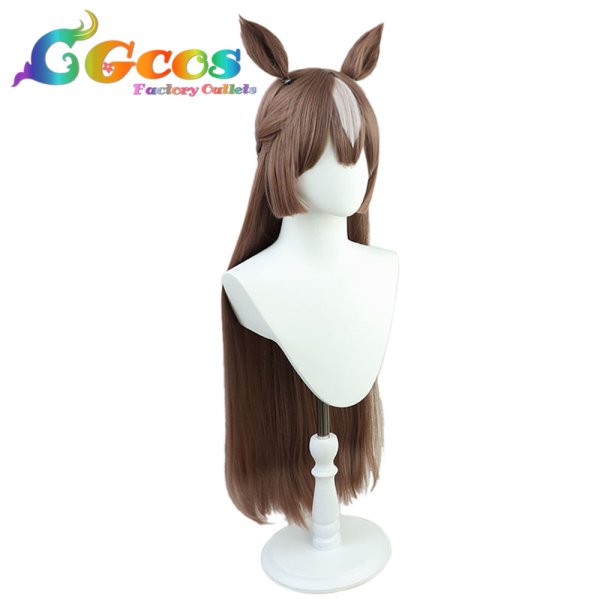 画像3: ウマ娘プリティーダービー ウィッグ サトノダイヤモンド コスプレ衣装 (3)