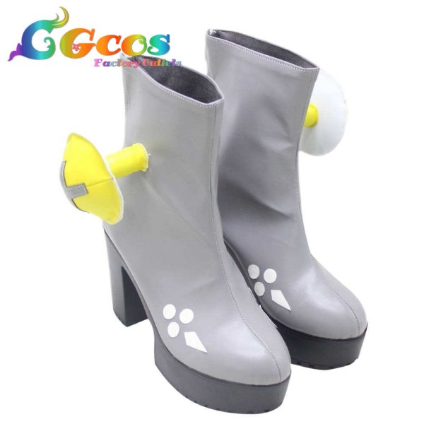 画像2: ポケットモンスター スカーレット・バイオレット コスプレ靴 ナンジャモ コスプレブーツ コスプレ衣装 (2)