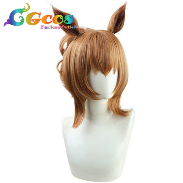 画像2: ウマ娘プリティーダービー ウィッグ タイキシャトル コスプレ衣装 (2)