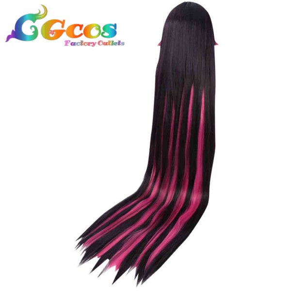 画像2: 原神 げんしん ウィッグ 執行官 少女 コロンビーナ Columbina コスプレ衣装 (2)