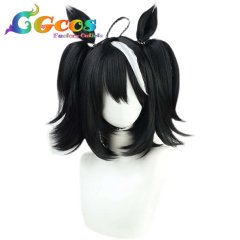 ウマ娘プリティーダービー　ウィッグ　キタサンブラック　コスプレ衣装
