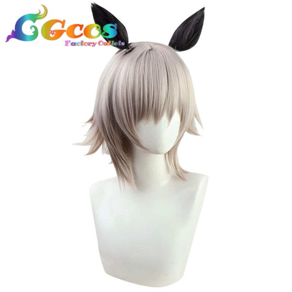 画像3: ウマ娘プリティーダービー ウィッグ カレンチャン コスプレ衣装 (3)