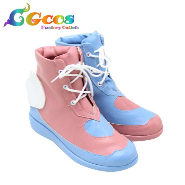 画像2: VOCALOID コスプレ靴 初音ミク ぬーどるストッパーフィギュア-恋するセーラー服- コスプレブーツ コスプレ衣装 (2)