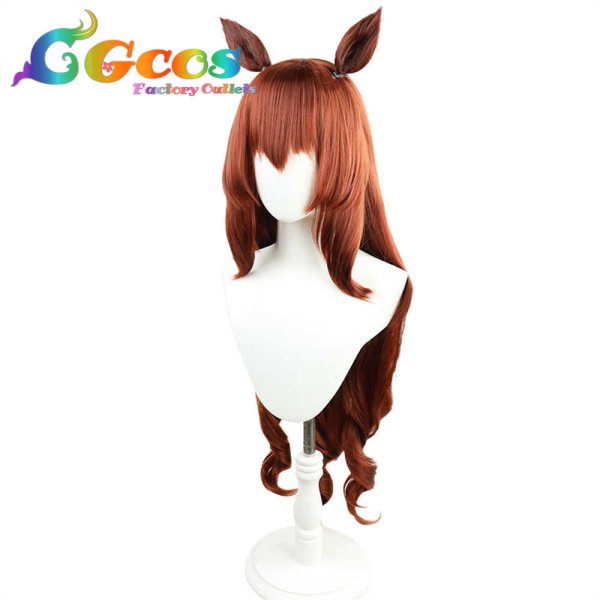 画像2: ウマ娘プリティーダービー ウィッグ マルゼンスキー コスプレ衣装 (2)