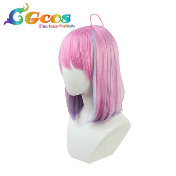 画像2: バーチャルYouTuber VTuber ウィッグ 姫森ルーナ 新衣装 コスプレ衣装 (2)