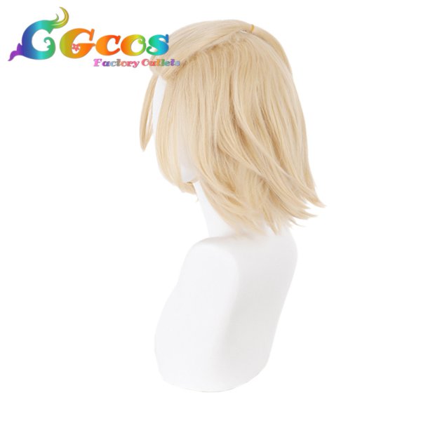 画像4: 東京卍リベンジャーズ　ウィッグ　佐野万次郎　マイキー　コスプレ衣装 (4)