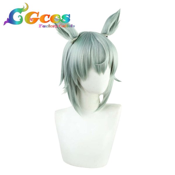 画像2: ウマ娘プリティーダービー ウィッグ セイウンスカイ コスプレ衣装 (2)