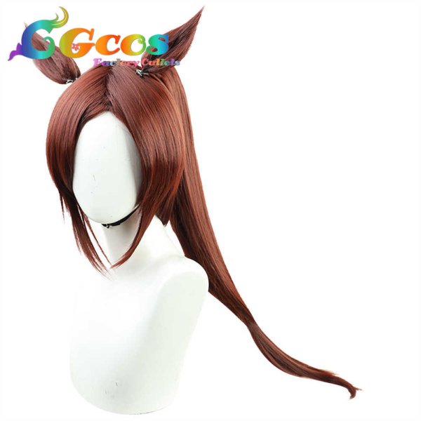 画像2: ウマ娘プリティーダービー ウィッグ サクラバクシンオー コスプレ衣装 (2)