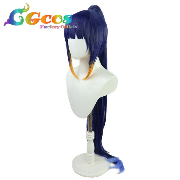 画像2: バーチャルYouTuber VTuber ウィッグ 一 伊那尓栖 にのまえ・いなにす コスプレ衣装 (2)